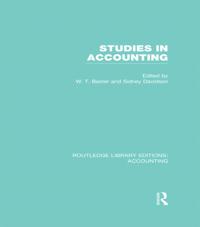 Routledge Library Editions: Accounting