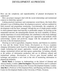 Routledge Research/ODI Development Policy Studies