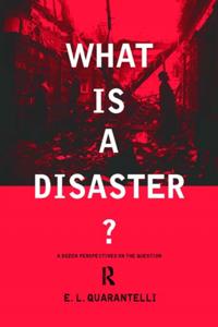 What is a Disaster?