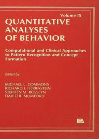 Quantitative Analyses of Behavior Series