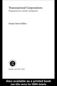 Routledge Studies in International Business and the World Economy