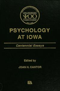 Psychology at Iowa