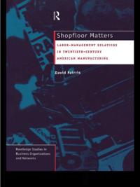 Routledge Studies in Business Organizations and Networks