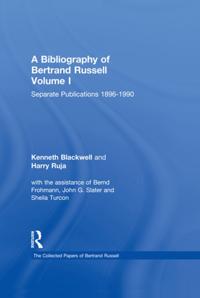 The Collected Papers of Bertrand Russell