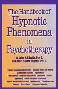 Handbook Of Hypnotic Phenomena In Psychotherapy