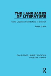Routledge Library Editions: Literary Theory
