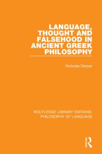 Routledge Library Editions: Philosophy of Language
