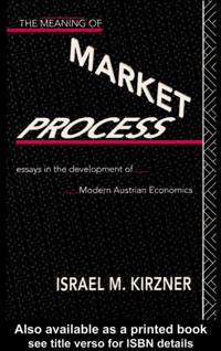 Routledge Foundations of the Market Economy