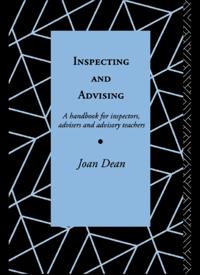 Inspecting and Advising
