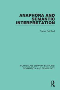 Routledge Library Editions: Semantics and Semiology