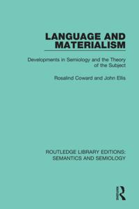 Routledge Library Editions: Semantics and Semiology