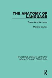 Routledge Library Editions: Semantics and Semiology