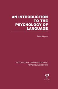 Psychology Library Editions: Psycholinguistics
