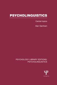 Psychology Library Editions: Psycholinguistics