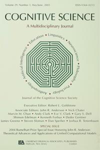 2004 Rumelhart Prize Special Issue Honoring John R. Anderson