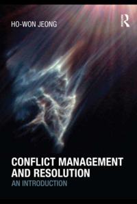 Conflict Management and Resolution