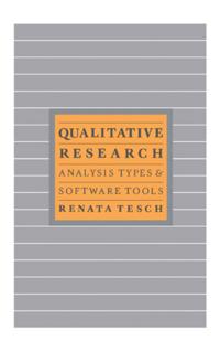 Qualitative Research: Analysis Types & Tools
