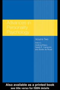 Advances in Personality Psychology