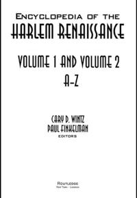 Encyclopedia of the Harlem Renaissance
