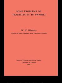 Some Problems of Transitivity in Swahili