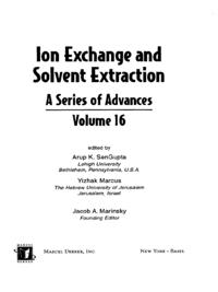 Ion Exchange and Solvent Extraction Series