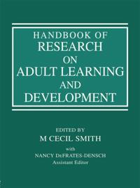Handbook of Research on Adult Learning and Development