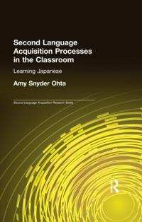 Second Language Acquisition Research Series
