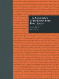 Song Index of the Enoch Pratt Free Library