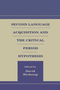 Second Language Acquisition Research Series