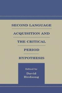 Second Language Acquisition Research Series