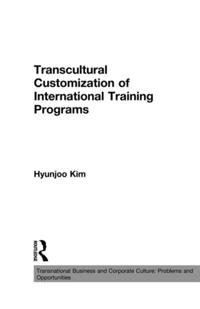 Transcultural Customization of International Training Programs