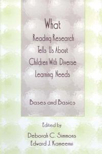 What Reading Research Tells Us About Children With Diverse Learning Needs