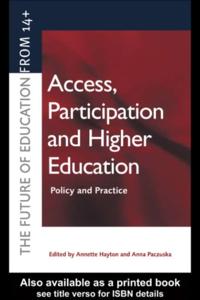 Access, Participation and Higher Education