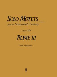 Solo Motets from the Seventeenth Century Series