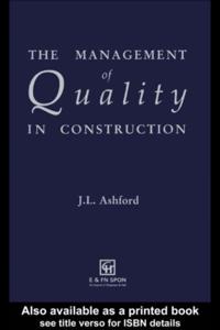 Management of Quality in Construction