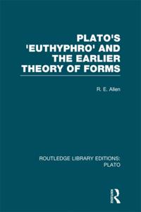 Routledge Library Editions: Plato