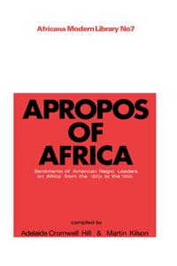 Apropos of Africa
