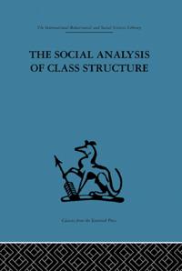 Social Analysis of Class Structure