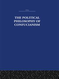 Political Philosophy of Confucianism