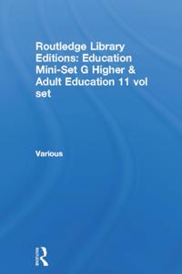 Routledge Library Editions: Education