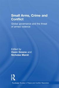Routledge Studies in Peace and Conflict Resolution