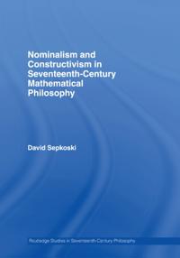 Routledge Studies in Seventeenth-Century Philosophy