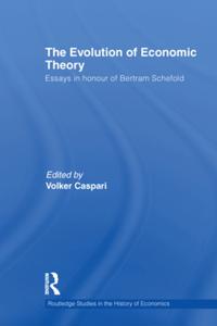 Routledge Studies in the History of Economics