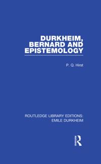 Routledge Library Editions: Emile Durkheim