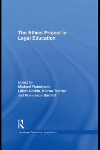 Routledge Research in Legal Ethics