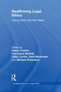 Routledge Research in Legal Ethics