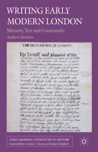 Early Modern Literature in History