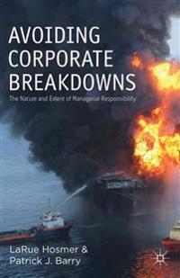 Kirjan kansi "Avoiding Corporate Breakdowns"