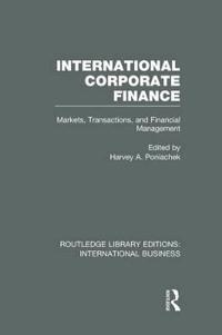 Kirjan kansi "International Corporate Finance (RLE International Business)"