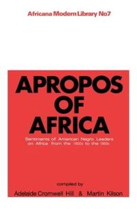 Bokomslag för "Apropos of Africa"